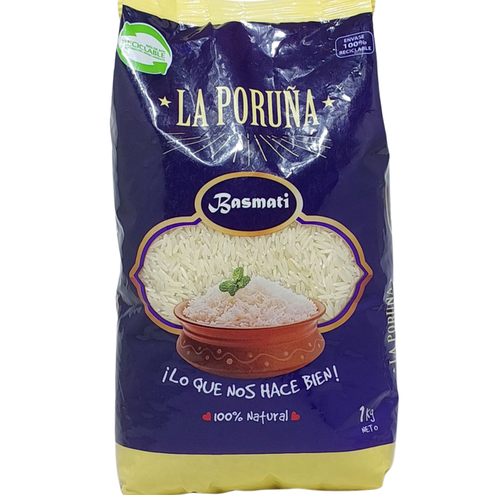 Arroz Basmati 1KG - LA PORUÑA