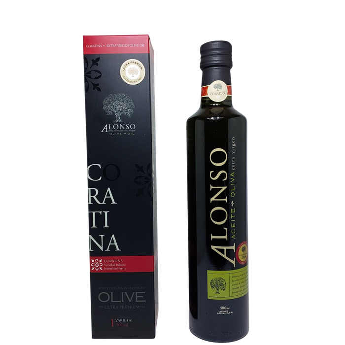 ACEITE DE OLIVA ULTRA PREMIUN CORATINA 500 ml - ALONSO