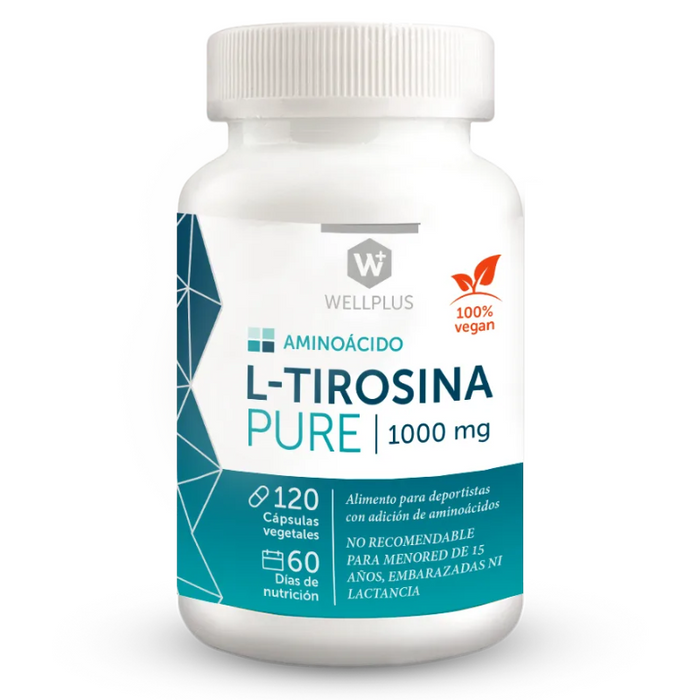 L-Tirosina PURE 180 CAP - WELLPLUS