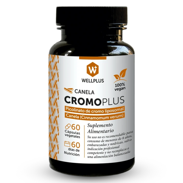 CROMO PLUS CANELA 60 CAP - WELLPLUS