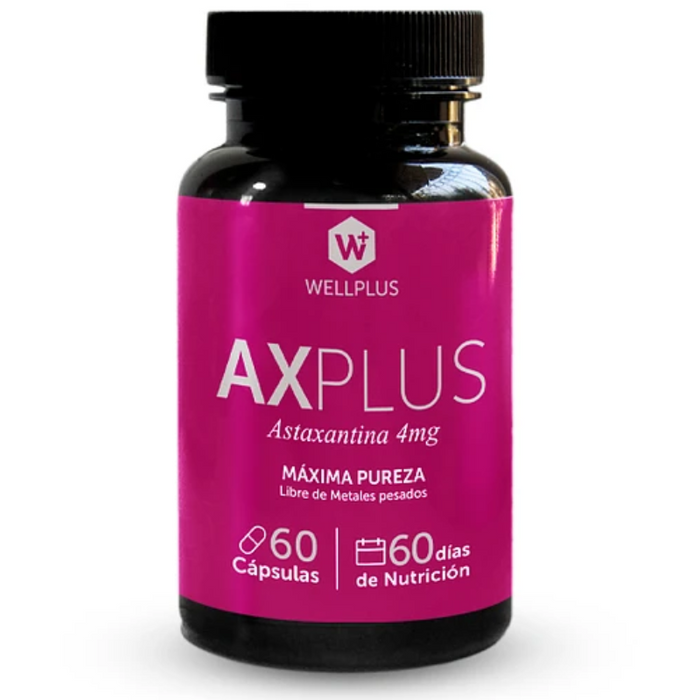 AX PLUS ASTAXANTINA 4MG 60 CAP - WELLPLUS