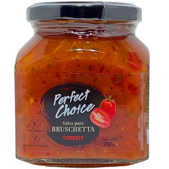 SALSA PARA BRUSHETTA TOMATE 290 g - PERFECT CHOICE