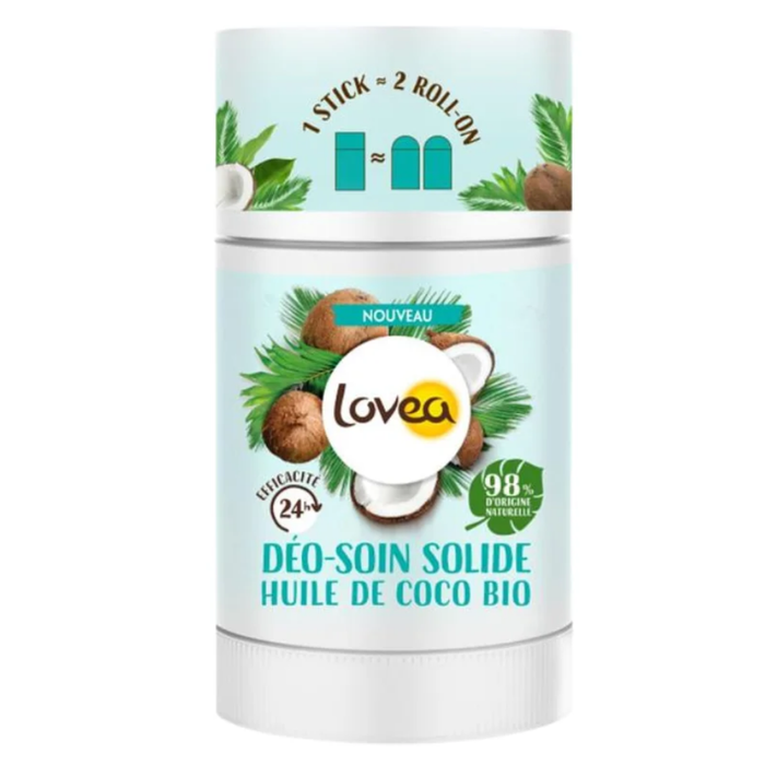 DESODORANTE SOLIDO ACEITE DE COCO 50 GR - LOVEA