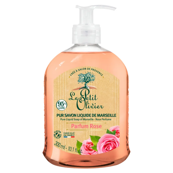 JABON LIQUIDO AROMA DE ROSAS 300ml - LE PETIT OLIVIER
