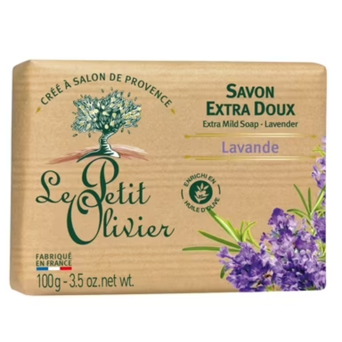JABON EXTRA SUAVE LAVANDA 250 GR - LE PETIT OLIVIER