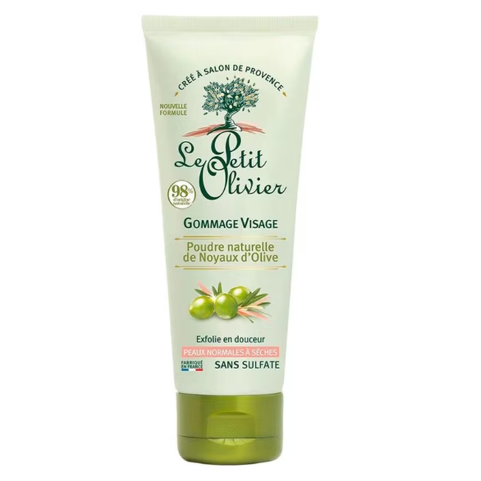 GEL EXFOLIANTE FACIAL DE ACEITE DE OLIVA 75 ML - LE PETIT OLIVIER