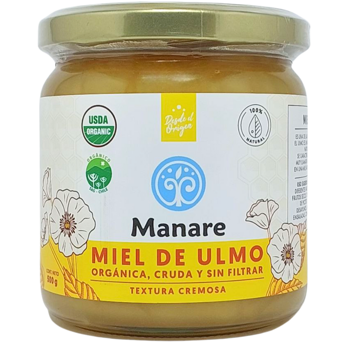 Miel de Ulmo Organica 500 g - MANARE