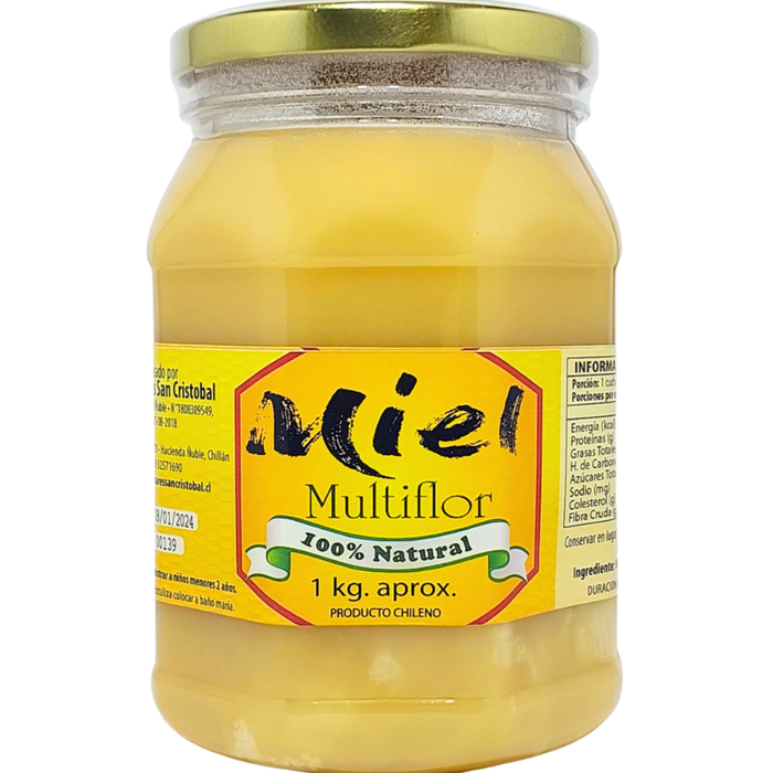 Miel Multiflor  1 L - COLMENARES SAN CRISTOBAL