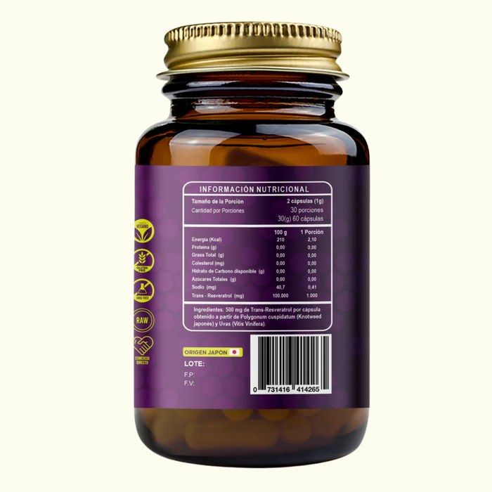 TRANS RESVERATROL 500 MG - RICO