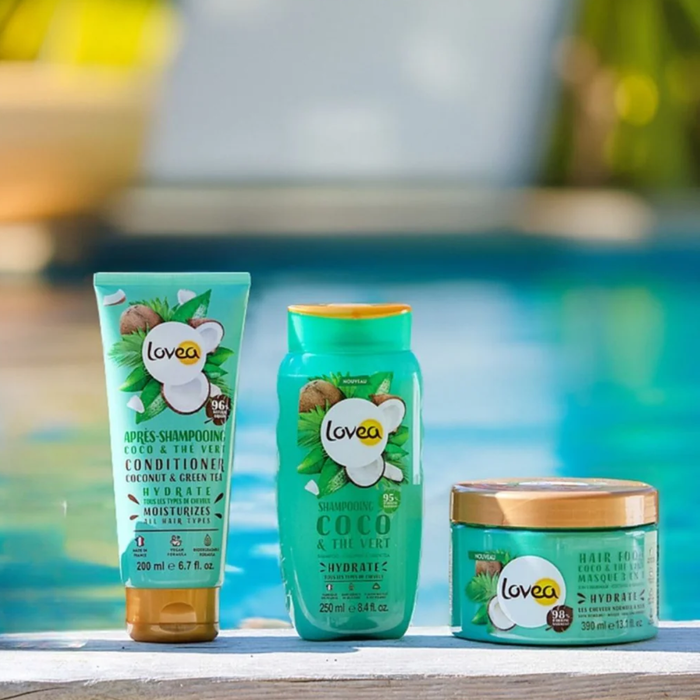 SHAMPOO COCO & THÉ VERT 250 ML - LOVEA