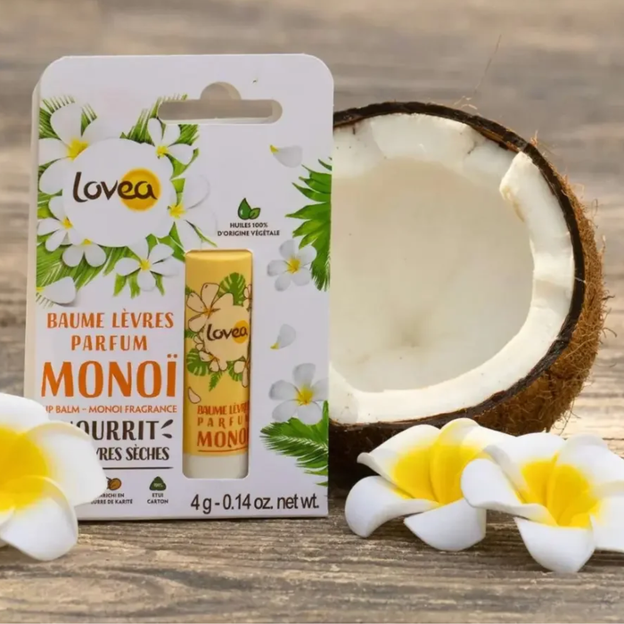 BALSAMO DE LABIOS MONOI  4 GR - LOVEA