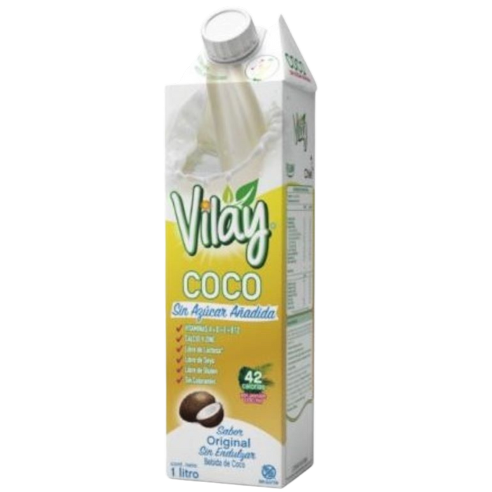 Bebida de Coco Sin Azúcar  1Ltr -Vilay