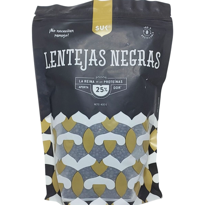 Lentejas Negras 400 g -SUK