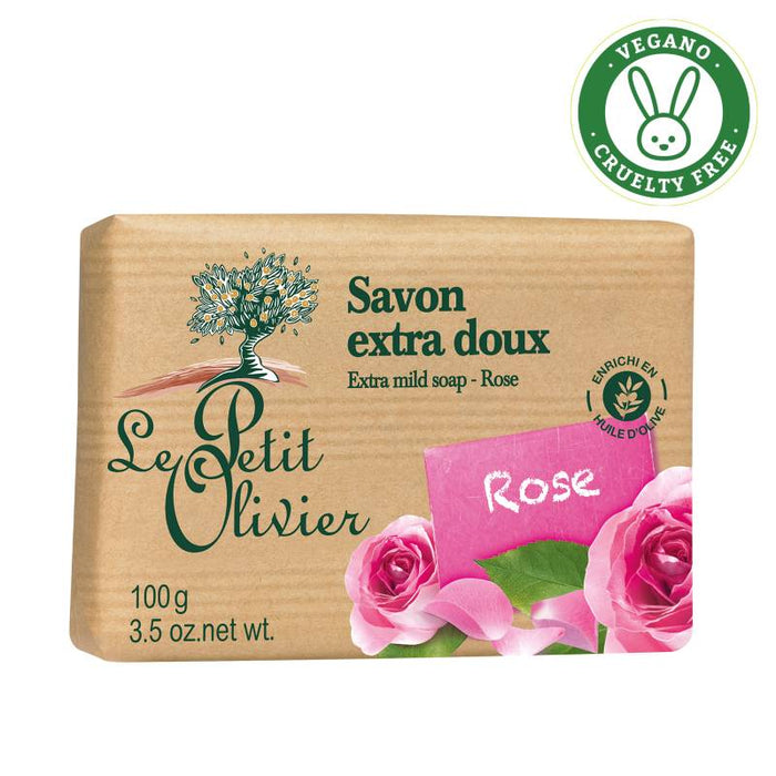 Jabón extra suave Rosa -LE PETIT OLIVIER