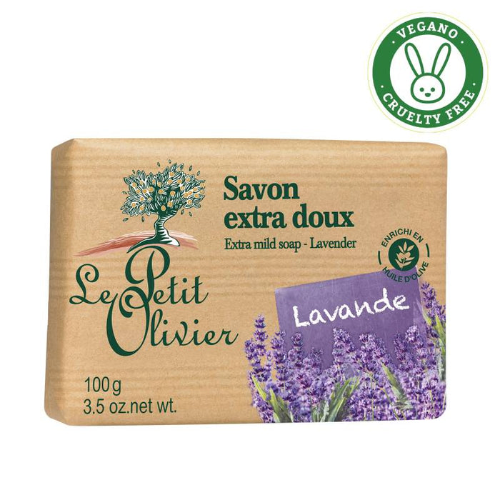 Jabón extra suave Lavanda -LE PETIT OLIVIER