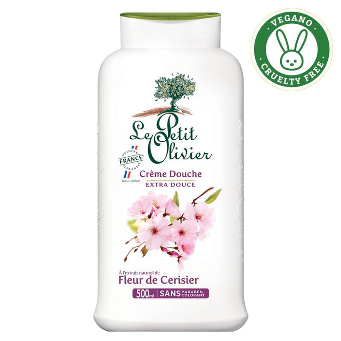 Crema ducha extra suave  Flor de Cerezo -LE PETIT OLIVIER