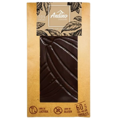 Barra de chocolate 70% Clasico -Andino