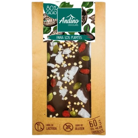 Barra de chocolate 80% cacao - Andino
