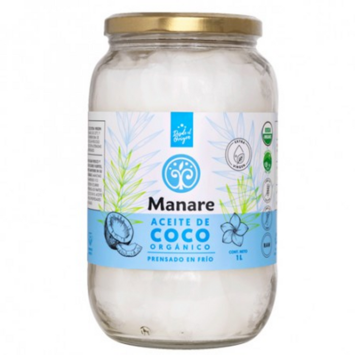 Aceite de Coco Orgánico 1000 ml -Manare