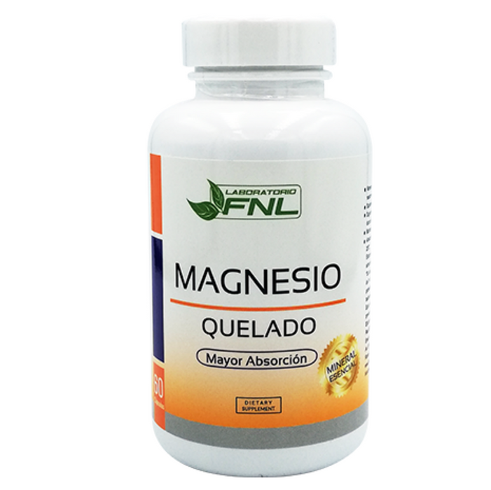 MAGNESIO QUELADO 500 mg 60 CAP -FNL