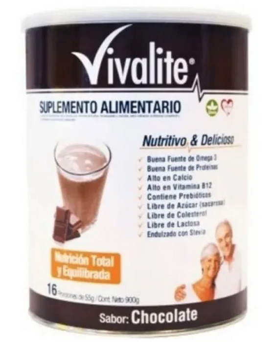SUPLEMENTO ALIMENTARIO CHOCOLATE -VIVALITE