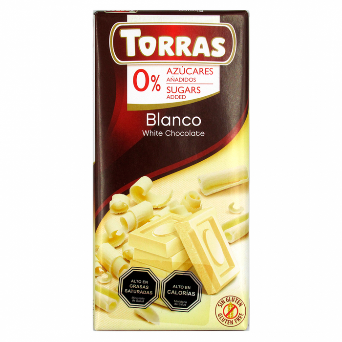 Chocolate Blanco 75 grs  – Torras