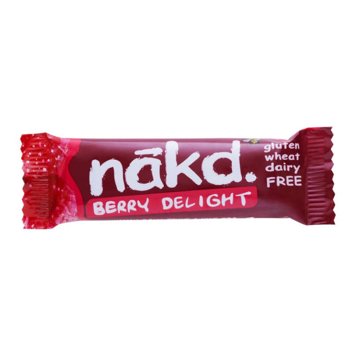 Barra Berry Delight 35g -Nakd 
Pack 4 unidades